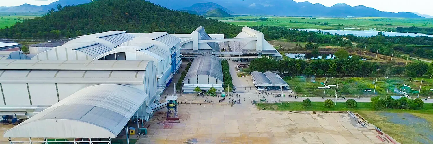 Kanthararom Sugar factory aerial view